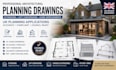 produce UK plans for planning approval and building regs