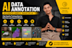 do ai data annotation, data labeling, image annotation and ai training data