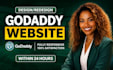 design godaddy website redesign godaddy website design develop godaddy website