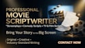 write movie script, screenwriting, feature film script, screenplay and dialogue