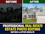 enhance real estate photos and replace sky professionally