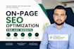 do on page SEO optimization for any website