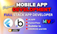 do mvp no code app, bubble app, flutter app development, wordpress to mobile app