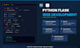 develop a python flask web application, API or automation script