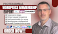 design wordpress membership website paid membership pro memberpress website