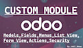 develop a custom odoo module with backend and frontend