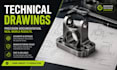 create manufacturing ready technical drawing for products and prototype