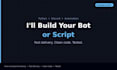 build python automation, discord bots, and web scrapers for your business