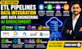 do custom etl pipelines, data integration, AWS data engineering, ai enrichment