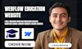 redesign webflow education website webflow school website webflow course website