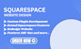 design and redesign squarespace website