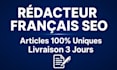 write SEO articles and blog posts in french