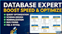 design custom mysql databases and write expert sql queries