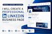 create a professional linkedin business page