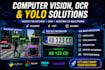 build computer vision, ocr and yolo object detection systems