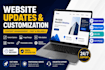 update website content, edit and customize your website