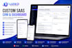 build a custom saas dashboard, CRM or web application