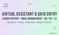 help with data entry, admin support, and email management