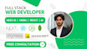 do full stack website development, frontend and backend web developer