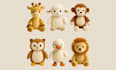 create custom plushie reference sheet for stuffed animal character design