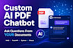build an ai chatbot that answers from your PDF documents
