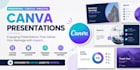 design a professional canva presentation with content