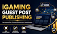 build guest post backlinks for gaming brands
