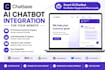 create chatbase ai chatbot for website, website ai for customer support and lead