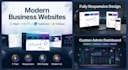 develop a modern responsive website using react nextjs