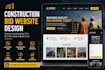 build a professional construction bid website