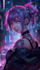 make portrait illustration with cyberpunk anime style