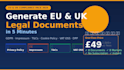 create your complete eu and UK gdpr compliance document pack