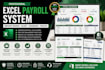 create payroll excel sheet, employee tracker, salary dashboard, and payslips