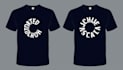 create typography t shirt and letter logo design