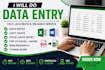 do data entry copy paste