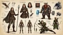 create characters concept art