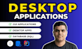 develop desktop application using java as an expert java developer