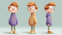 draw cute cartoon character
