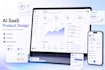 design modern saas UI UX, web app and dashboard in figma
