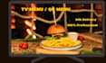 design a digital TV screen menu or qr code restaurant menu
