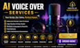 do ai voice over services using  11 eleven labs