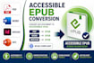 do epub conversion and accessibility remediation service
