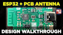 design pcb layout, multilayer pcb, schematic in kicad, circuit, esp32 pcb design