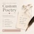 write a beautiful, personalized poem for any occasion