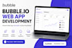 develop bubble io web app development bubble io app developer bubble development