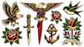 do traditional old school tattoo design