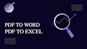 do accurate PDF to excel and PDF to word professionally