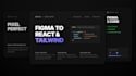 convert figma to react with pixel perfect responsive design