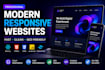 build a modern responsive website