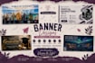 design professional banners for business, brands, and events